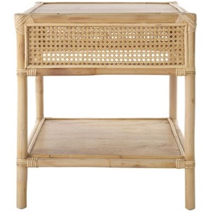 Arvid Square Accent Table - ACC6506A - Natural - Safavieh - 1 of 4
