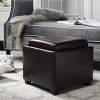 Bobbie Tray Storage Ottoman - HUD4006 - Safavieh Couture - 2 of 4