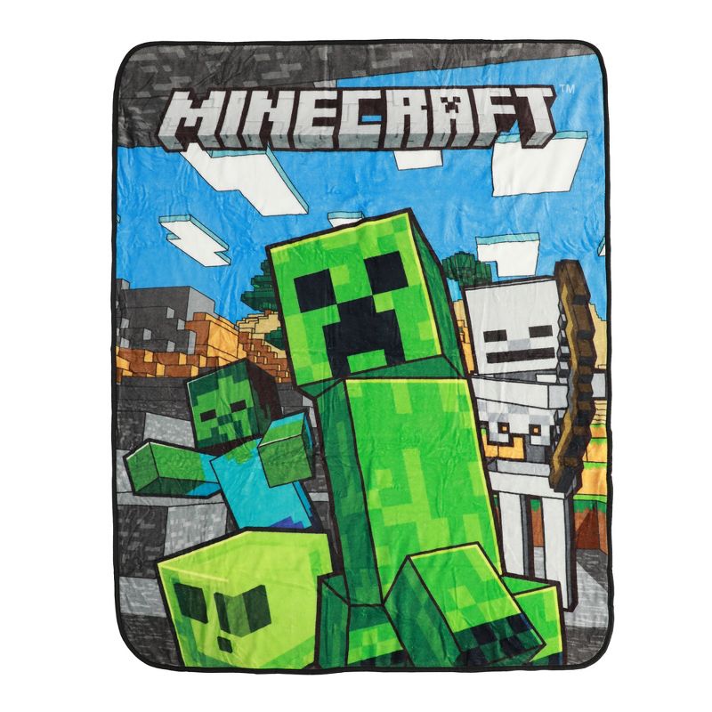 Minecraft Creeper 4-Piece Green Youth Kids Boys Duffle Bag Set, 5 of 7