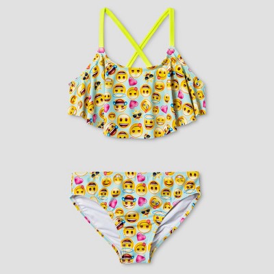 girls emoji swimsuit
