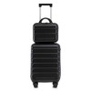 Hrinhom 2-Piece Luggage Sets,Spinner Wheel Luggage with Cosmetic Case(14"/20") - 2 of 4