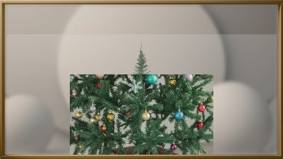 Gray Foldable Rattan Christmas Tree Skirt Collar Basket