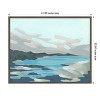 Amanti Art Cloudy Inlet II by June Erica Vess Wood Framed Wall Art Print - 3 of 4