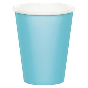24ct Pastel Blue Disposable Cups