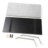 Sevobal Pet Tower Cat Perch Window Mounted Shelf Bed with Velvet Cushion for Rest, Gray, 24.4"*11.8"*1.7" - 3 of 4