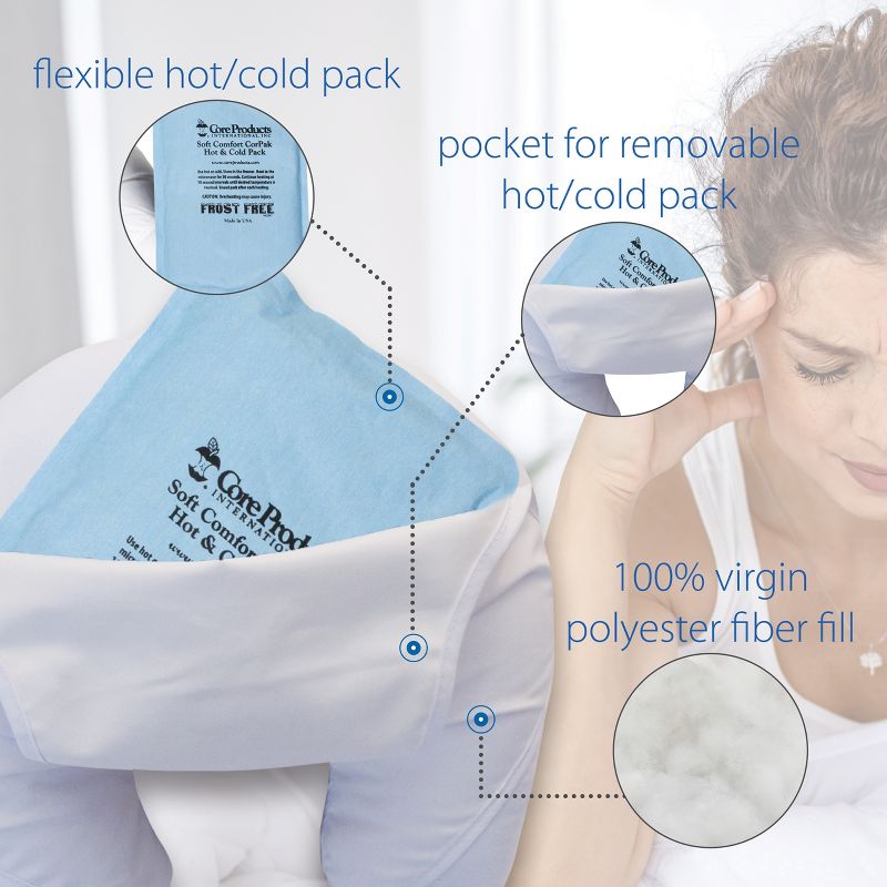 Core Products Headache Ice Pillow w/Cold Pack- Helps to Relieve Migraines & Tension Pain, 4 of 7