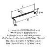 Amerock Enlivity Pull for Cabinets, Drawers, and Furniture - 3 of 4