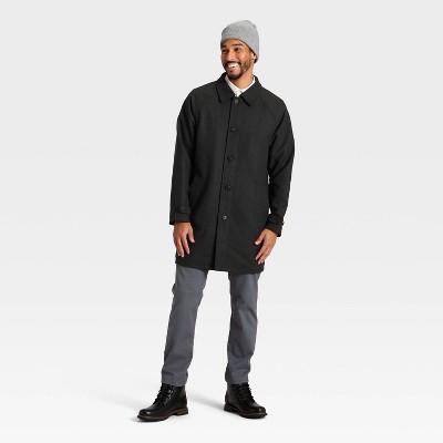Men's Herringbone Overcoat - Goodfellow & Co