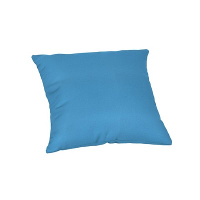Casual Cushion Solid Sunbrella Fabric 1-Piece Indoor/Outdoor Square Throw Pillow