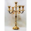 Jiallo  Brushed gold 5-lite candelabra  H 18.25" - 3 of 3