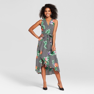 target floral wrap dress