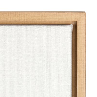 Sylvie Wolf Black and White Framed Canvas Wall Art