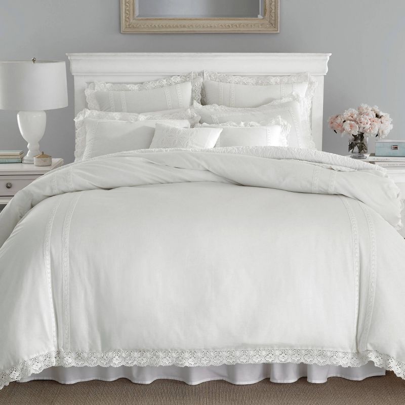 Annabella Comforter Set White - Laura Ashley, 4 of 8