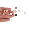 Unique Bargains Women's Fancy Round Buttons Pearlescent White 10 Pcs - 4 of 4
