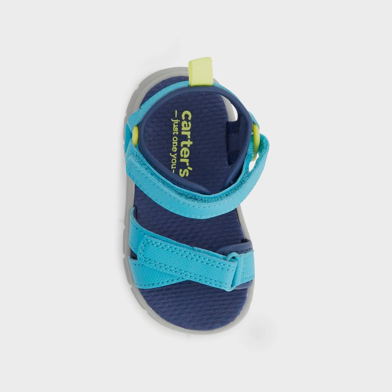 Carter's Just One You®️ Baby Solid Fisherman Sandals - Blue, 4 of 6