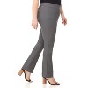 Rekucci Curvy Woman  Straight Leg Pull-On Pants with Tummy Control - 2 of 4