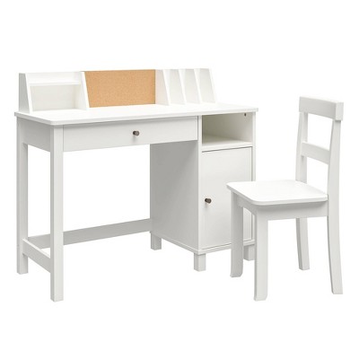 Alexis Kids' Desk with Chair White - Room & Joy