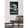 Trends International NFL Philadelphia Eagles - Neon Helmet 23 Framed Wall Poster Prints - 2 of 4