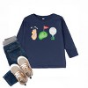 The Juniper Shop Golf Icons Watercolor Toddler Long Sleeve Tee - 2 of 4