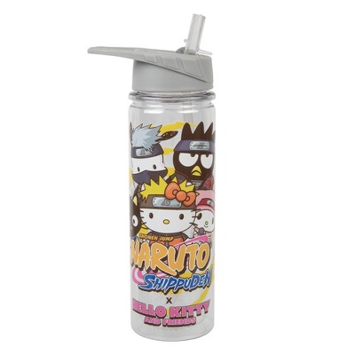 Naruto X Sanrio 16 Oz Water Bottle UV