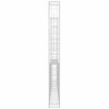 vidaXL U-shape Gabion Basket with 3 Posts Iron 102.4 in.x7.9 in.x78.7 in. - 4 of 4