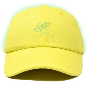 Dalix UFO Embroidered Alien Dad Hat Cotton Baseball Cap Adjustable Mens - 1 of 4