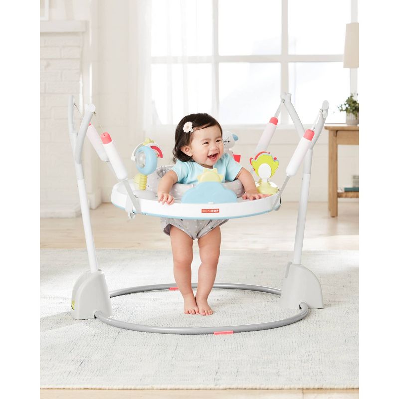 Skip Hop Silver Lining Cloud Play &#38; Fold Jumper Baby Learning Toy, 4 of 14