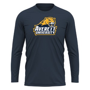 Averett University Adult Sport Long Sleeve Shirt Primary Logo, Athletic Heather - 1 of 4