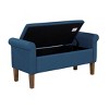NicBex Ottoman with Storage Bench Storage Organizer Ottoman Upholstered Storage Bench for Entryway Bathroom Bedroom - 3 of 4
