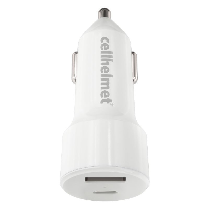 cellhelmet® 20-Watt Dual-Port Power Delivery Car Charger for USB and USB-C®, 3 of 6