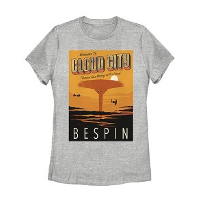 Women's Star Wars Welcome to Cloud City Travel Poster T-Shirt - 1 of 3