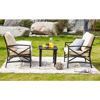 3pc Metal Patio Set - Patio Festival