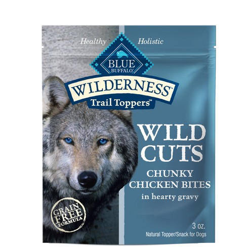 Blue Buffalo Wilderness Trail Toppers Wild Cuts High Protein Natural Wet Dog Food With Chunky Chicken Bites In Hearty Gravy 3oz Target