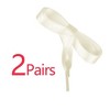 Allegra K Flat Satin Ribbon Solid Color Sports Shoes Sneakers Shoe Laces 2 Pairs - 3 of 4