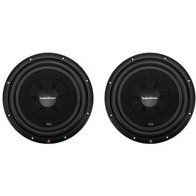 Rockford Fosgate R2SD4-12 12" 1000W 4-Ohm Shallow/Slim Car Subwoofer Sub, Pair