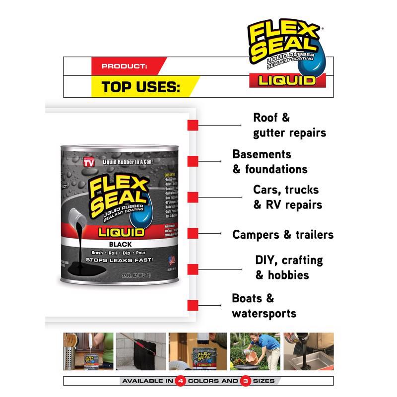 FLEX SEAL Family of Products FLEX SEAL Gray Liquid Rubber Sealant Coating 1 gal, 2 of 10