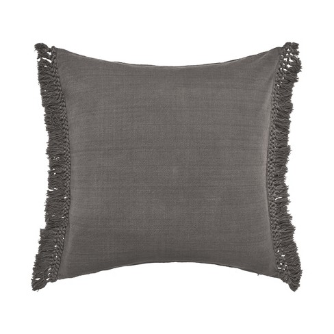 Dark gray euro sham best sale