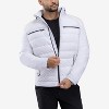 X RAY Puffer Jacket With PU Shoulder - 3 of 4