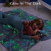 Joyfy Glow in The Dark Blanket 50" x 60"- Ultra Soft & Plush Blanket for Kids Birthday Bedroom Decor, Dinosaur Gifts for Girls Boys Age 2 3 4 + - 2 of 4