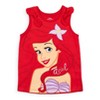 Disney Princess Moana Belle Minnie Mouse Nightmare Before Christmas Tank Top and French Terry Shorts Toddler to Big Kid - 3 of 4
