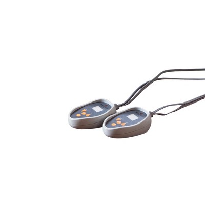 Sapphire Blue Twin Reversible Heated Plush to Berber Blanket