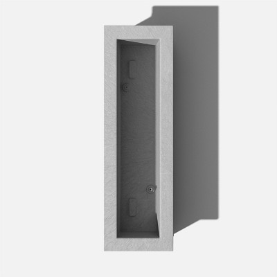 Gray 36" Recycled Plastic Outdoor/Indoor Window Box Planter Set