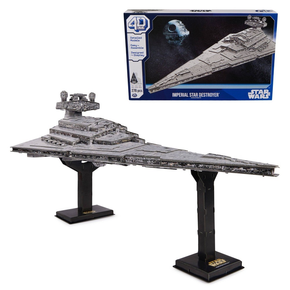 4D BUILD - Star Wars Deluxe Imperial Star Destroyer Model Kit Puzzle 278pc