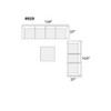 NicBex Modular Sectional 6pc Set L-Shaped Modular Sofa Bed Modern Including Couch 2x Corner Wedge 2x Armless Chairs and 2x Ottomans - 4 of 4