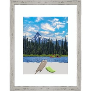 Amanti Art Shiplap White Narrow Wood Picture Frame - 1 of 4