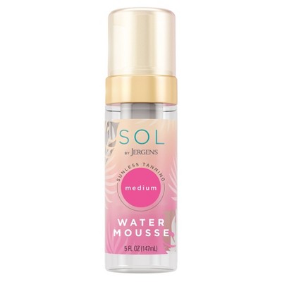 SOL By Jergens Self Tanner Medium Water Mousse - 5 fl oz