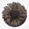 Unique Bargains Round Nylon Bristle Curling Hair Twill Comb Brown 1 Pc - 3 of 4