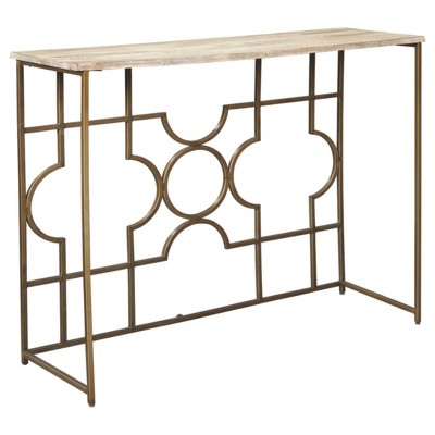 gold console table target