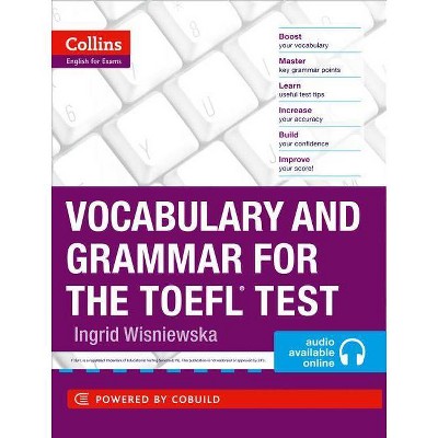 Vocabulary and Grammar for the TOEFL Test - by  Ingrid Wisniewska (Paperback)