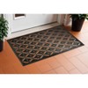 HomeRoots 22" X 36" Black Rubber Outdoor Door Mat - 2 of 4